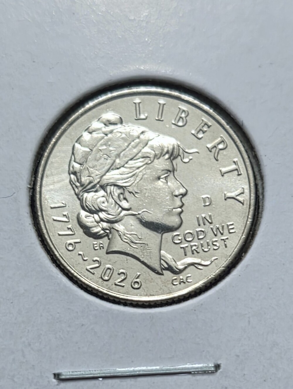 2026-D Emerging Liberty Dime, 1776-2026 America's 250th Anniversary, BU UNC 10c